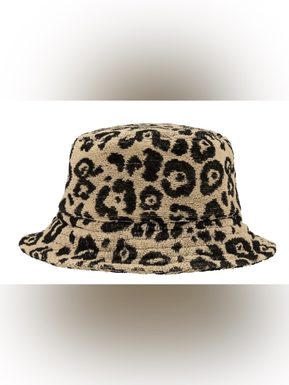 OAS Leo Leopard Print Terry Cloth Bucket Hat Pimp Streetwear